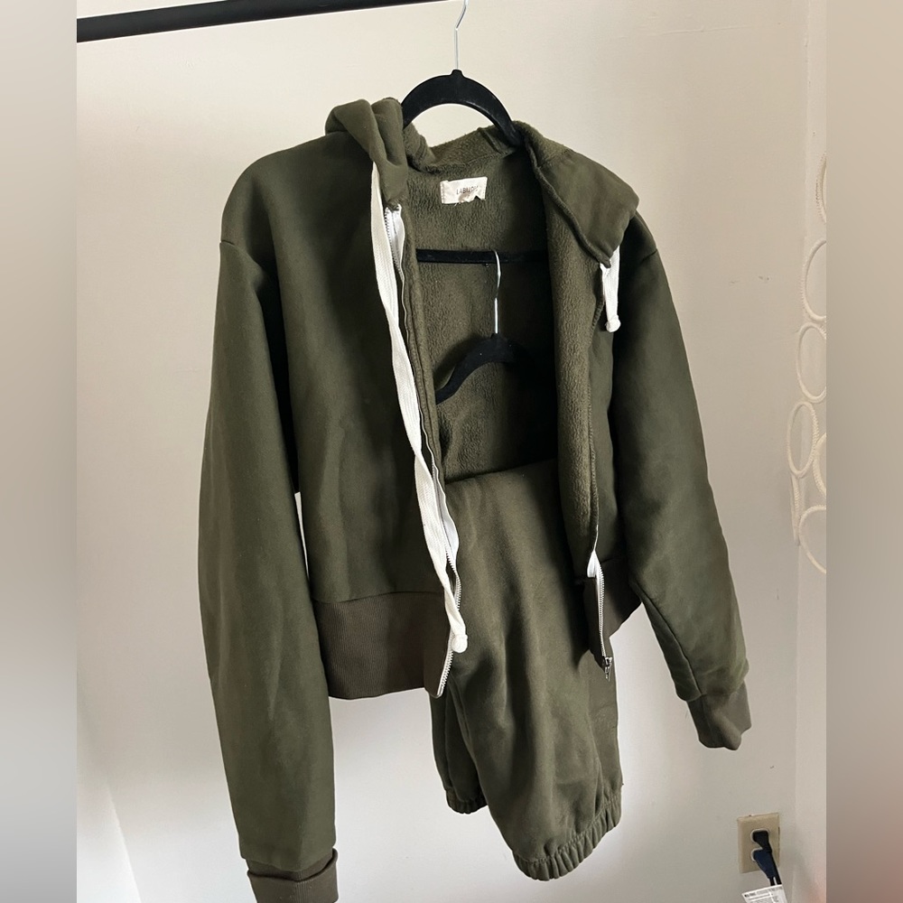 Olive Green Jogging Suit